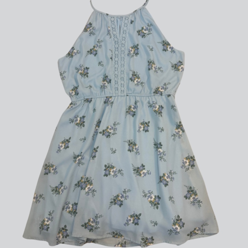 NWOT Francesca's Miami Floral Print A-line Dress